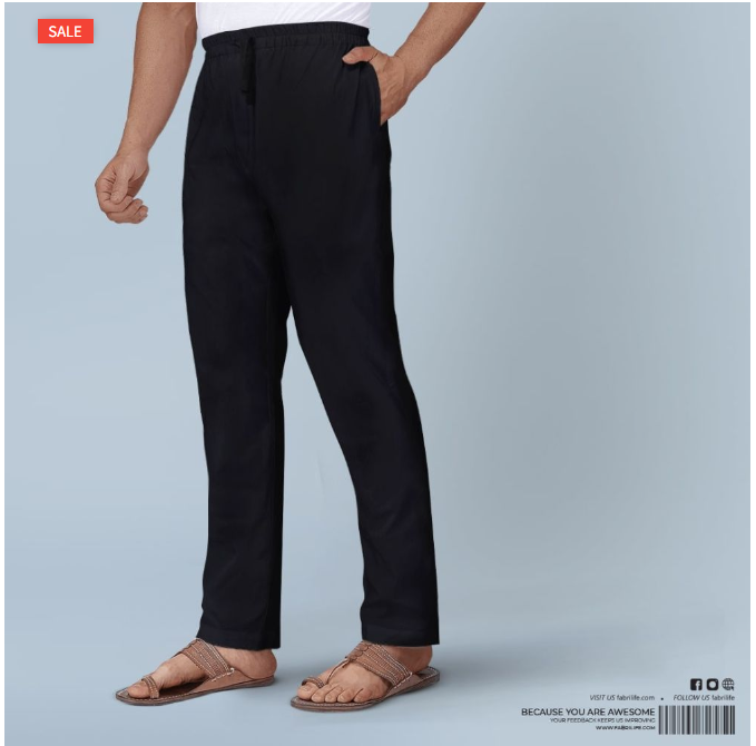 Mens Premium Pajama- Black